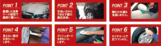 洗車の手順