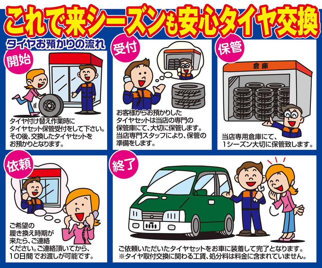 安心タイヤ交換
