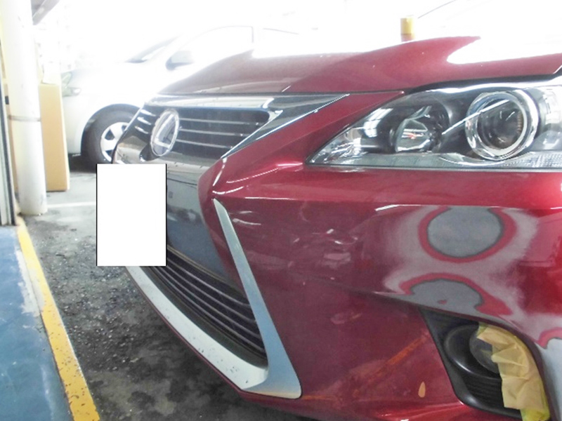 板金 損傷個所の傷ならし