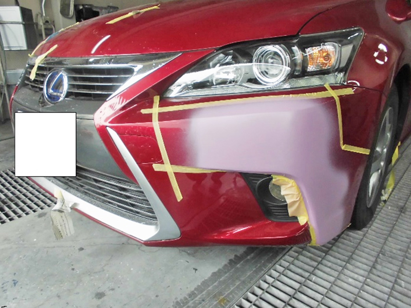 板金 サフェーサー吹付・整形