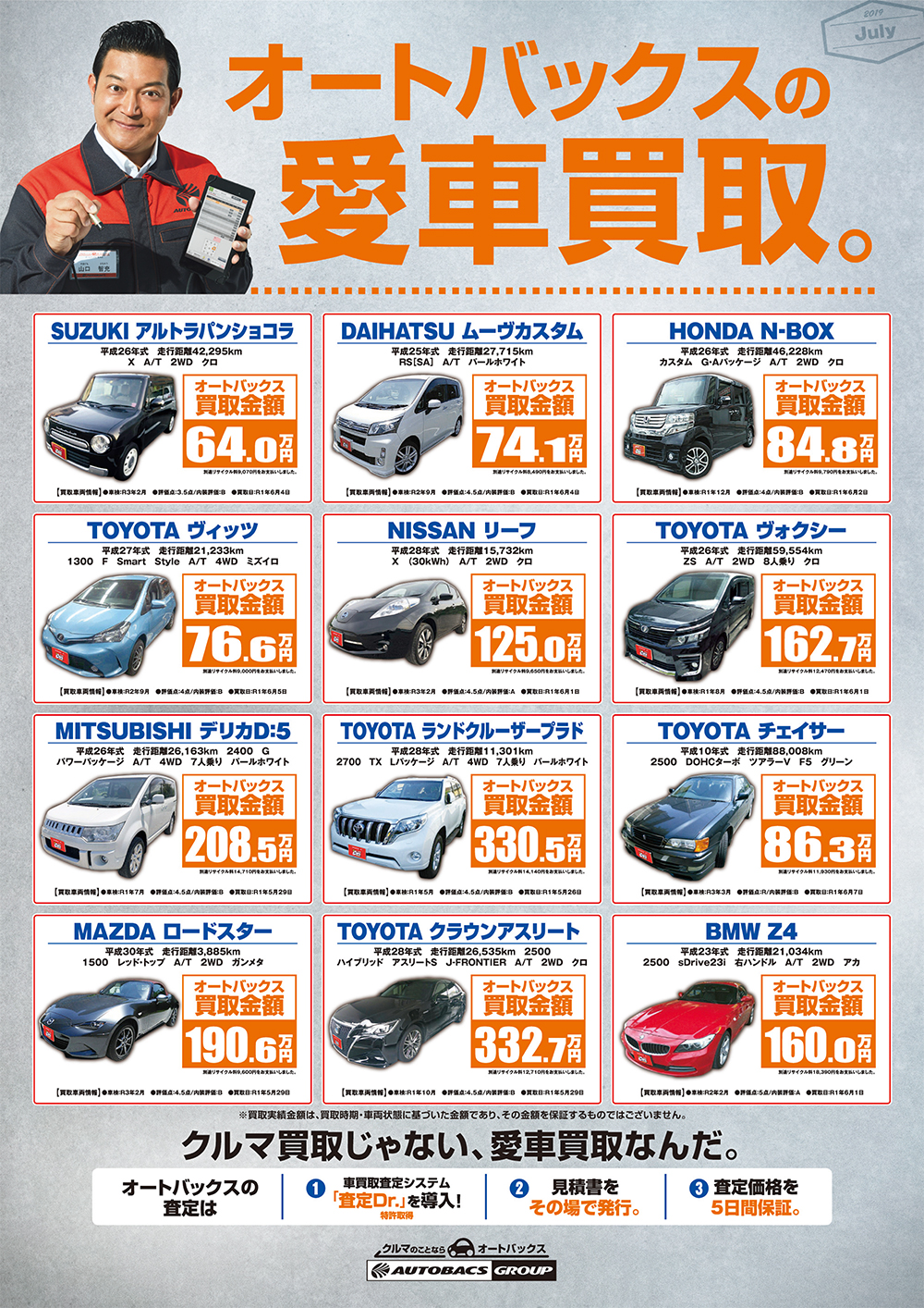 買取り強化車両